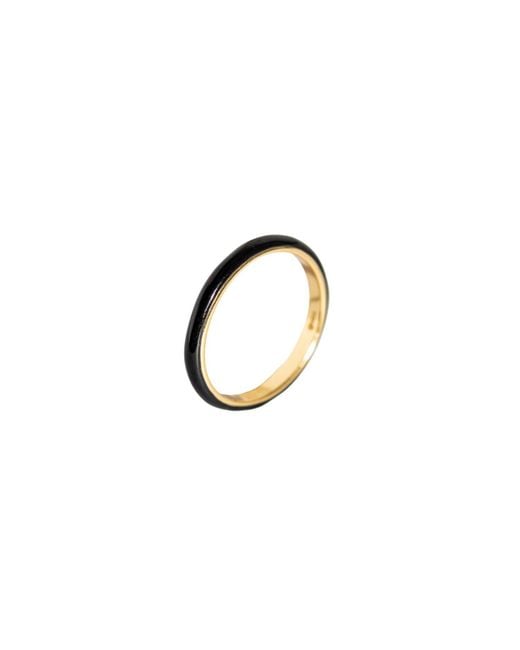 Claire Hill Designs Black Enamel Ring