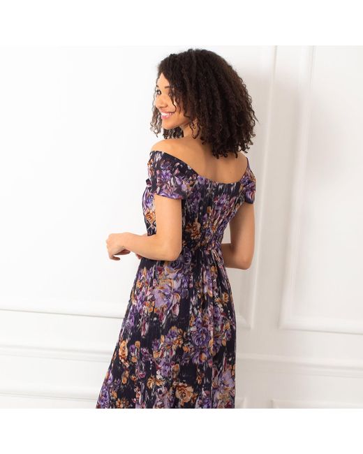 Alie Street London Purple Florence Maxi Dress