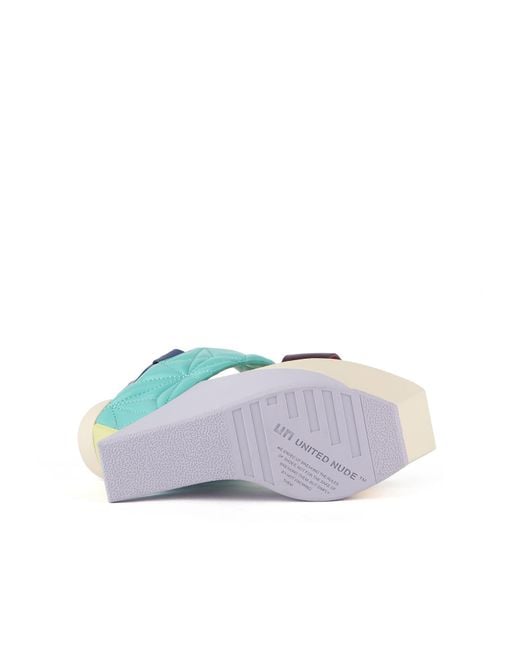 United Nude Blue Delta Wedge Puffy