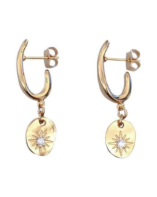 IN CAUDA VENENUM Metallic Vega Earrings