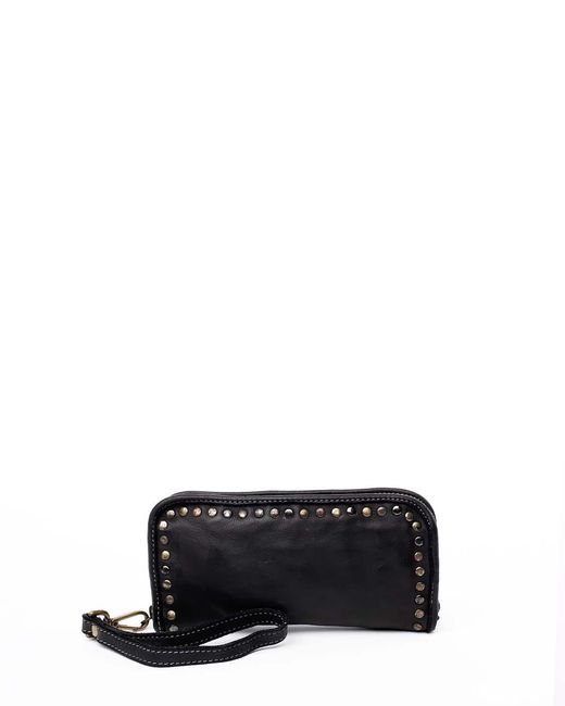 Bolsa Nova Handbags Black Sofia Zip Around Wallet