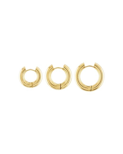 Olivia Le Metallic Petra Golden Large Huggies
