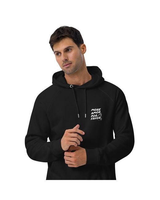 Anchor and Crew Black Nine More Amor Por Favor Editions Organic Cotton Hoodie