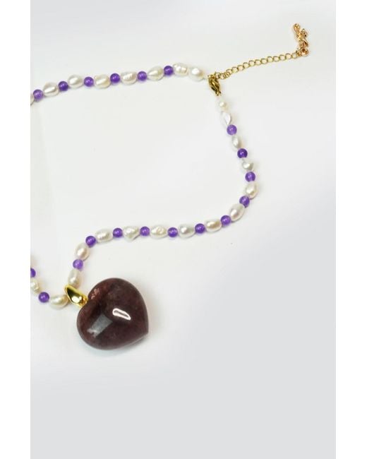 Natalia Petruch Purple Neutrals Lilibeth Choker