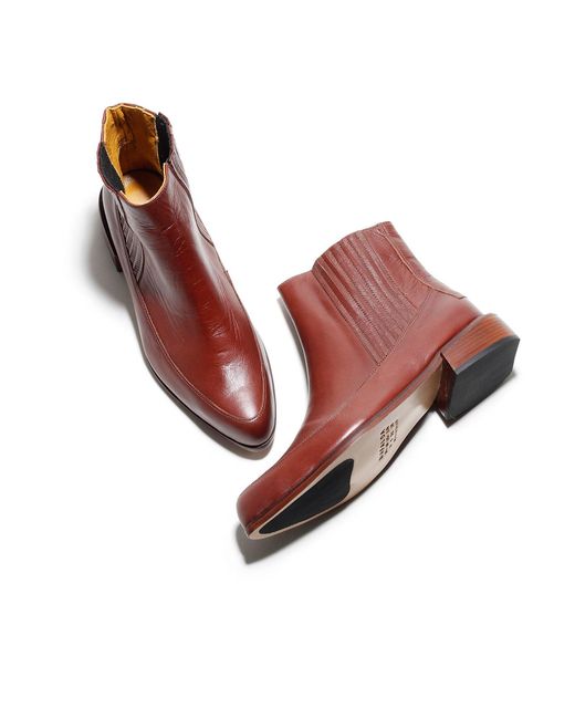Mafalda Purple Cordelia Nutella Ankle Boots
