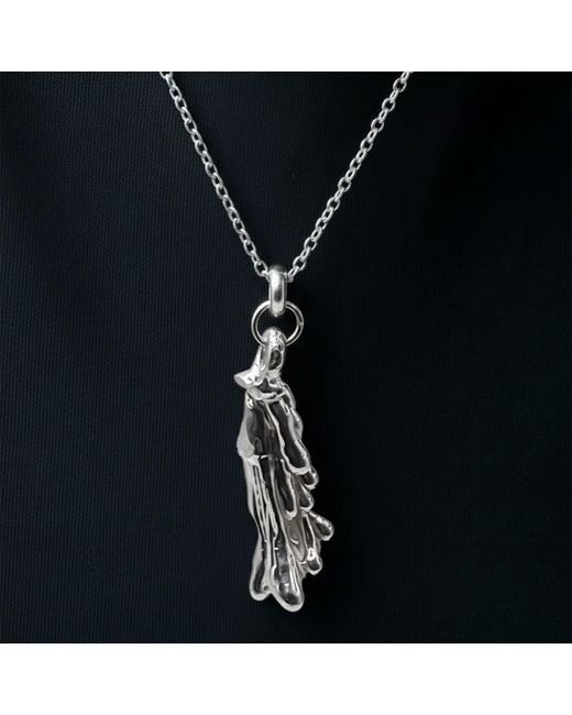 Moca Jewellery Metallic Drop Necklace