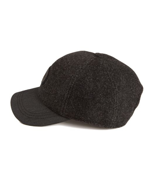 Dasmarca Hats Black Johnny Slate Wool Baseball Cap for men
