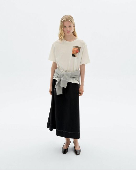Thinking Mu White Fresa Lucia T-Shirt