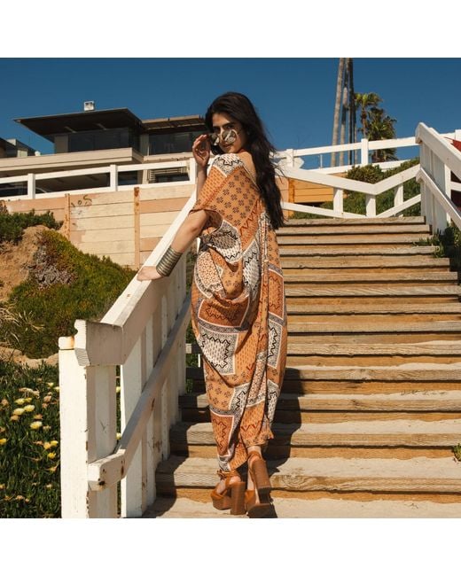 Jennafer Grace Metallic Hera Caftan