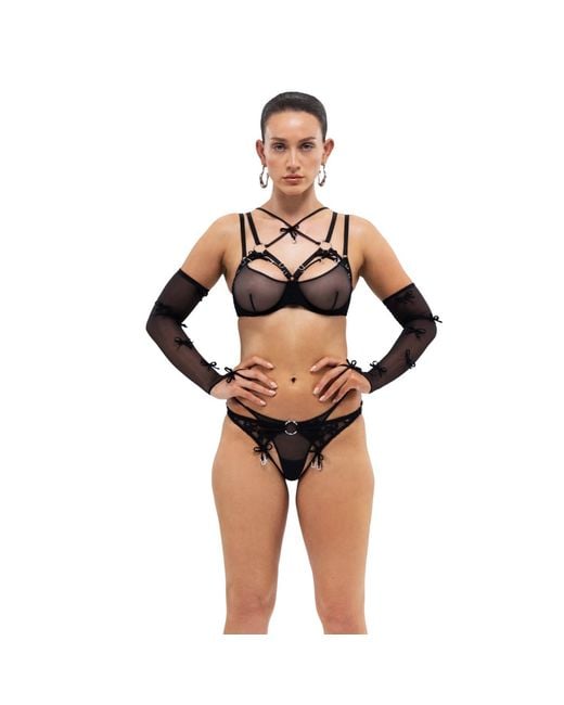 Zhilyova Black Aurora Ouvert Brief