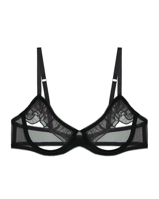 Journelle Black Odette Open Cup Bra