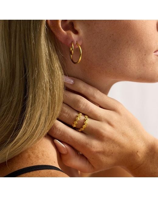 Amadeus Metallic Tellus Stacking Ring