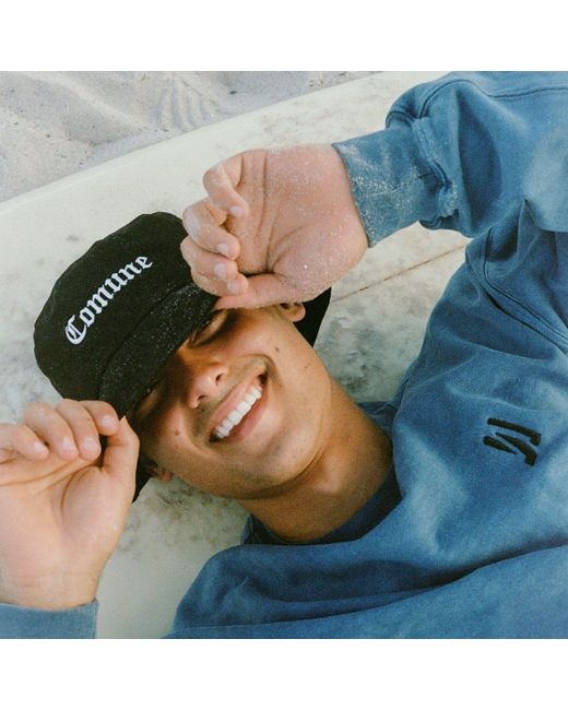 Comune Black Cali Bucket Hat for men