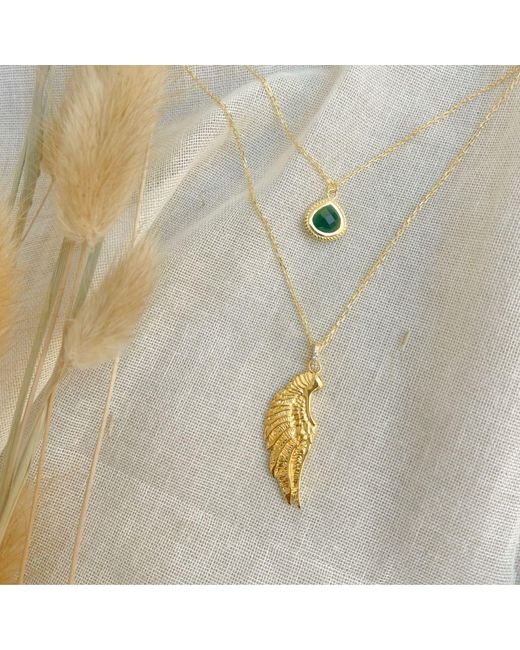 Seven Saints Metallic Archangel Raphael Angel Of Healing Necklace