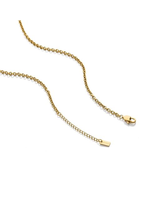 Bermuda Watch Company Metallic Maivelle Blair T-Bar Cable Chain Necklace