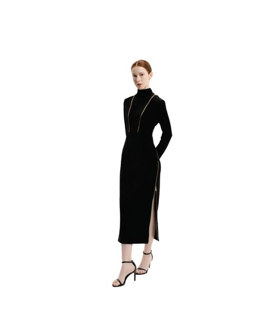 Iellele Blue Velvet Dress