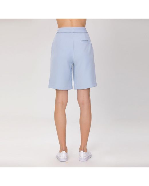 Smart and Joy Black Minimalist Bermuda Shorts