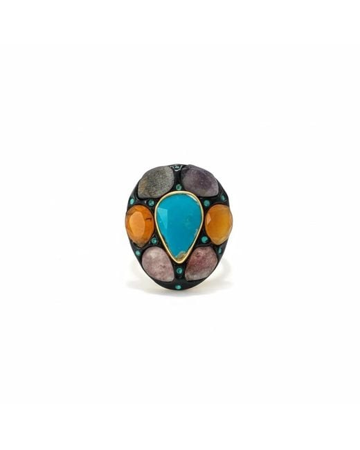 By Virgo Blue Calindra Ring