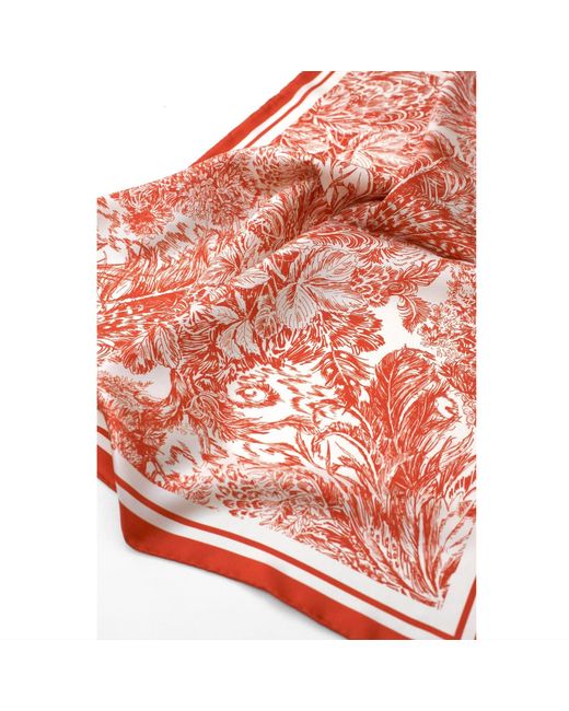 Jessie Zhao New York Pink Terracotta Dream Double Sided Silk Scarf