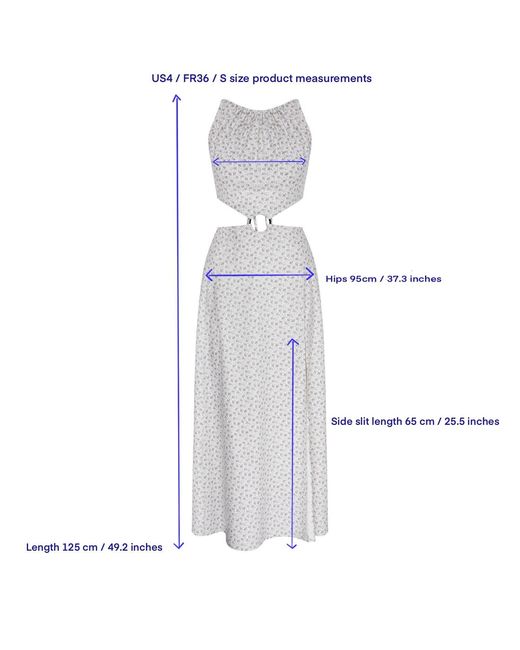 NAZLI CEREN White Eloise Ring-Embellished Cotton Dress