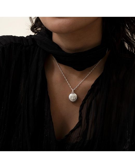 Dower & Hall White Queen Bee Locket