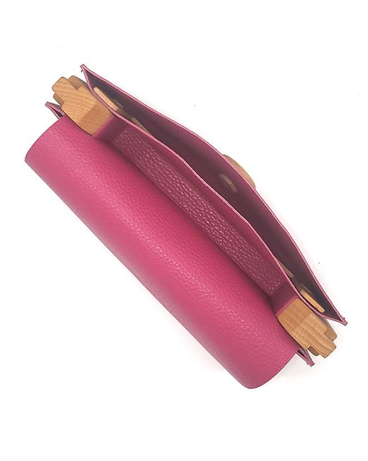 Wood Belt Pink Unique Mini Bag Galapagos Trust 2413
