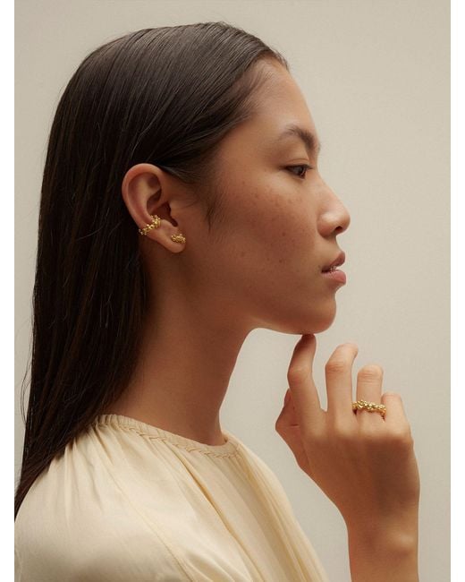 EVA REMENYI Metallic Céleste Deux Ear Cuff