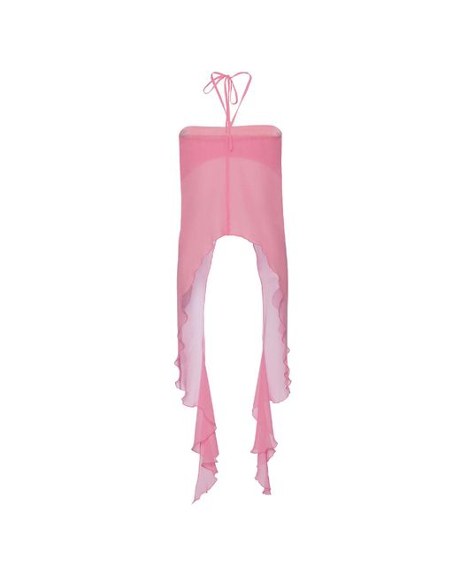 Anse Victorin Pink Kelly Silk Top