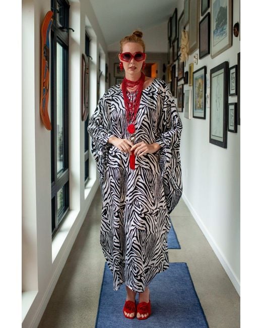 Jennafer Grace Multicolor Capri Caftan