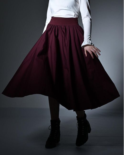 Frock Tales Purple Drury Lane Circle Skirt