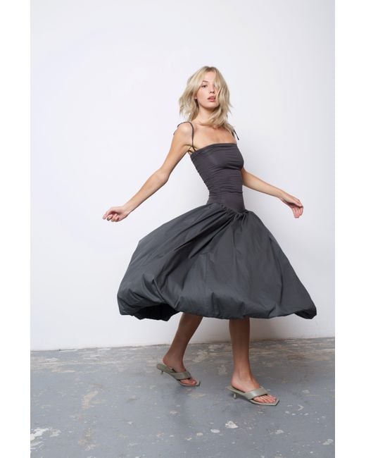 Amy Lynn Gray Alexa Dark Puffball Dress