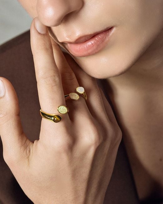 Freqnc Atelier Metallic Serpent Ring
