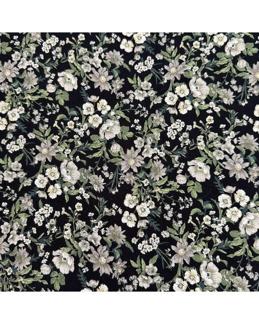 NUAJE NUAJE Green Felicia Floral-Print Openback Dress