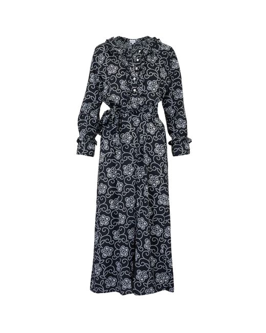 At Last Blue Meg Midi Dress
