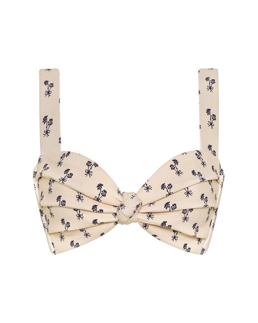 Montce Natural Cynthia Floral Hayden Bikini Top