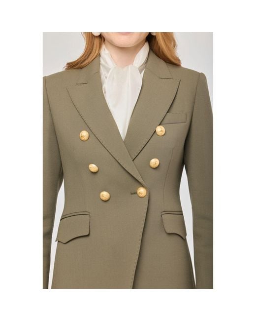 The Extreme Collection Green Double-Breasted Blazer Garcia Vintage 02