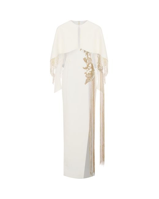 Tuba Ergin White Seraphina Maxi Dress