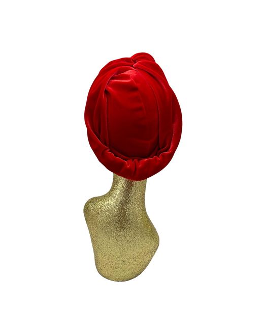 Julia Clancey Red Classic Madam Ruby Turban