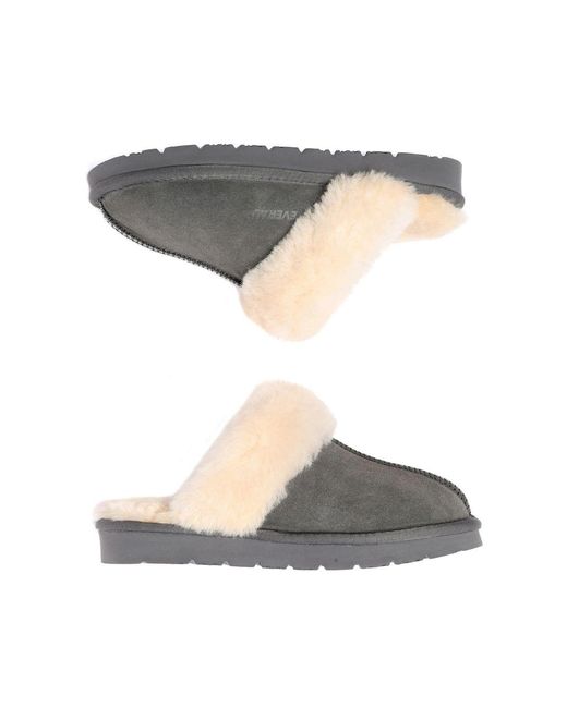 EverAu Australia Gray Raven Slippers