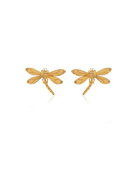 Milou Jewelry Metallic Dragonfly Earrings
