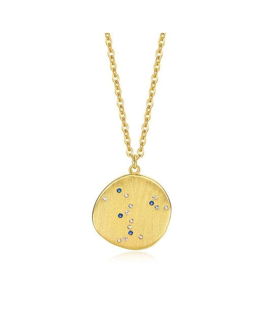 Janus Edinburgh Metallic Portobello Pebble Vermeil Necklace
