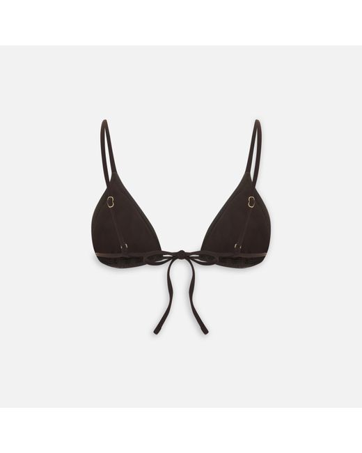 Pcfg Brown The Solar Reflections Classic Triangle Bikini Top