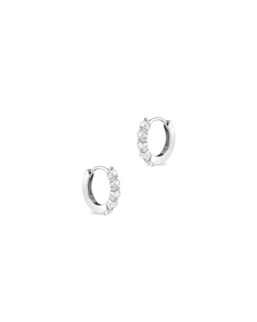 Dinny Hall White Shuga Mini Lab-Grown Diamond Huggie Hoops