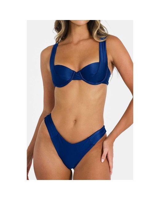 Blackbough Swim Maui Classic Cheeky Bottoms Jazzy Blues Gloss