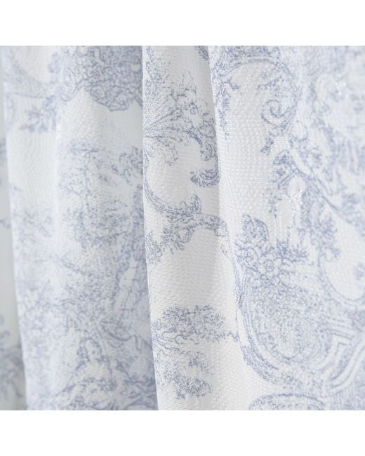 Luna Luz White French Toile Bamboo Rayon Pyjama Set –