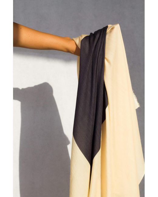 Rein Berlin Blue Neutrals Pottinger St. Cashmere & Silk Scarf