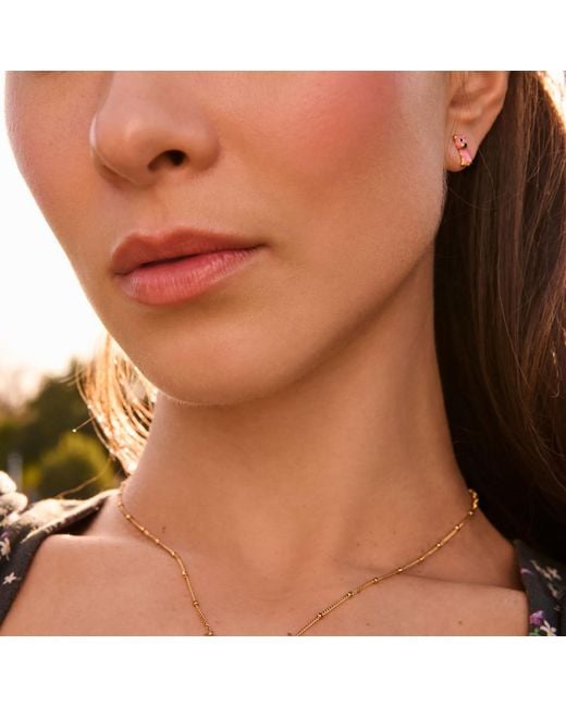 Cloud Haven Metallic Pit Bull Stud Earrings