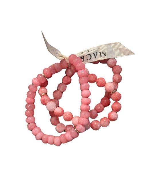 MacRae & Co Red Mixed Rock Bracelet