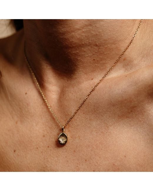 Zoe & Morgan Metallic Secret Society Of Shell Lovers Necklace