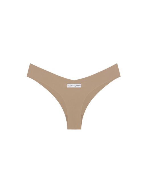 GOD SAVES QUEENS Natural Neutrals Second Skin Cheeky Panty Mocha
